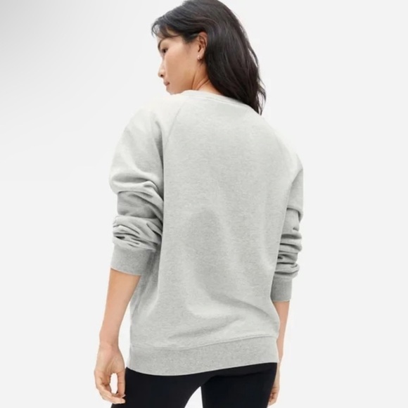 Everlane The Unisex French Terry Crew Sweatshirt Heathered Grey Size XXS - Picture 5 of 13